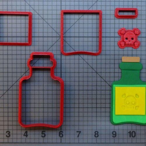 Poison Bottle 266-A281 Cookie Cutter Set