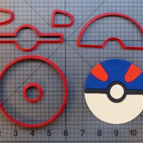 Pokemon - Greatball 266-A324 Cookie Cutter Set