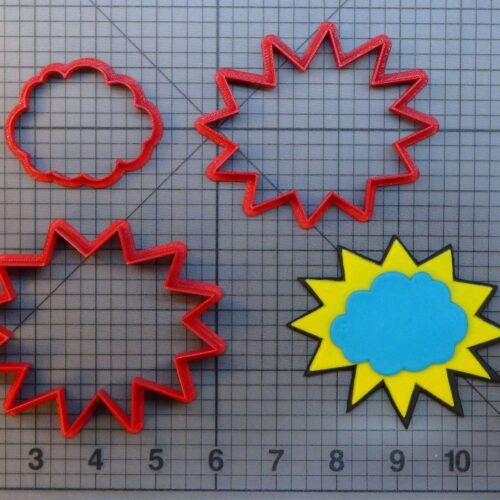 Pop Art Bubble 266-A228 Cookie Cutter Set