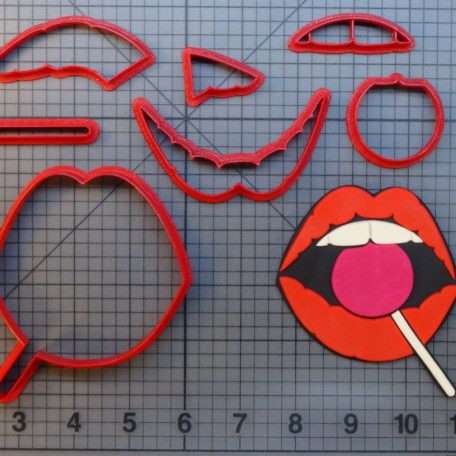 Pop Art Lips 266-A225 Cookie Cutter Set