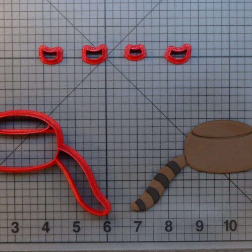 Raccoon Hat 266-A340 Cookie Cutter Set