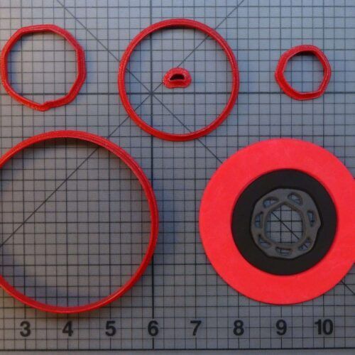 Skateboard Wheel 266-A267 Cookie Cutter Set