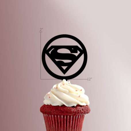 Superman 228-012 Cupcake Topper Set