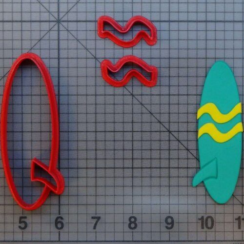 Surfboard 266-A270 Cookie Cutter Set