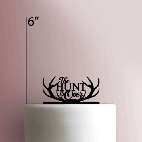 The Hunt is Over 225-432 Cake Topper