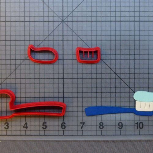 Tooth Brush 266-A248 Cookie Cutter Set