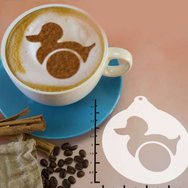 Toy 263-016 Latte Art Stencil