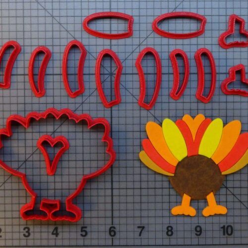 Turkey Butt 266-A274 Cookie Cutter Set