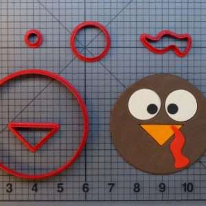 Turkey Face 266-A273 Cookie Cutter Set