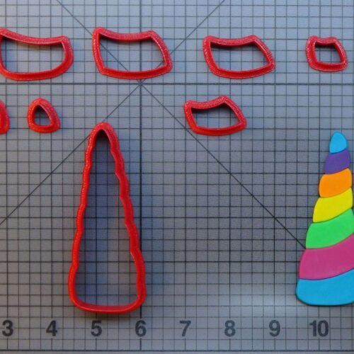Unicorn Horn 266-A213 Cookie Cutter Set
