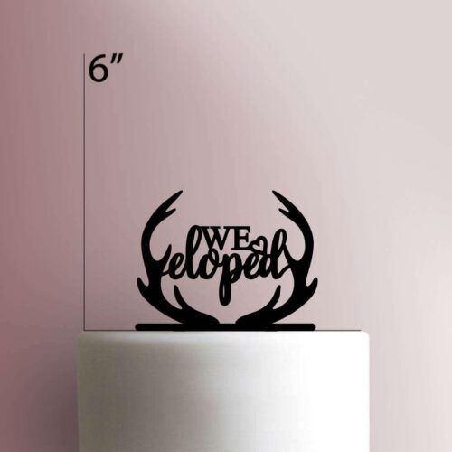 We Eloped 225-430 Cake Topper