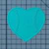 Baseball Heart 227-472 Cookie Cutter and Acrylic Stamp