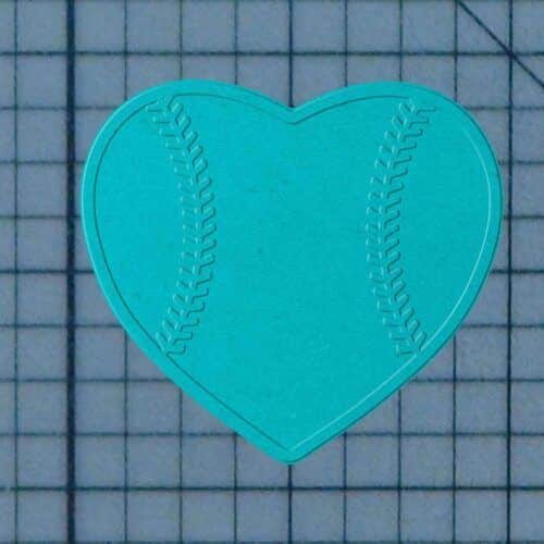 Baseball Heart 227-472 Cookie Cutter and Stamp