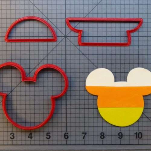 Halloween - Candy Corn Mickey Mouse 266-A392 Cookie Cutter Set