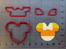 Candy Corn Minnie Mouse 266-A393 Cookie Cutter Set