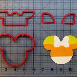 Candy Corn Minnie Mouse 266-A393 Cookie Cutter Set