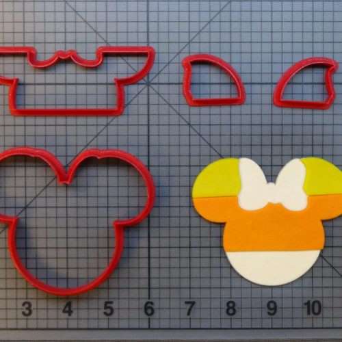 Halloween - Candy Corn Minnie Mouse 266-A393 Cookie Cutter Set