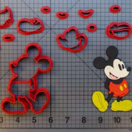 Classic Mickey Mouse Body 266-A401 Cookie Cutter Set