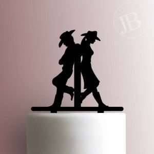 Cowboy and Cowgirl 225-521 Cake Topper