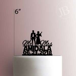 Custom Star Wars - Mr. and Mrs. 225-266 Cake Topper