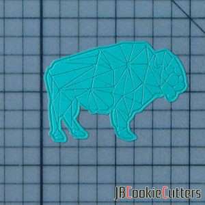 Geometric Buffalo 227-326 Cookie Cutter and Stamp