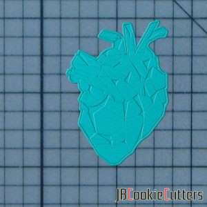 Geometric Heart 227-368 Cookie Cutter and Stamp