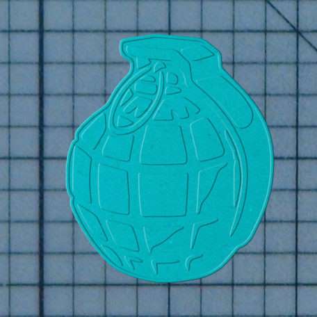 Grenade 227-473 Cookie Cutter and Stamp