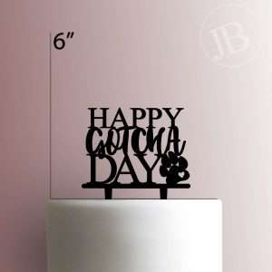 Happy Gotcha Day Paw 225-511 Cake Topper