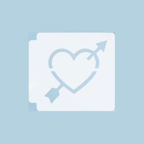 Heart Arrow 783-A066 Stencil