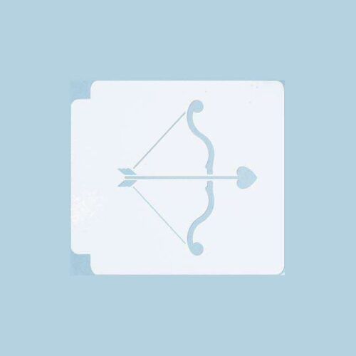 Heart Bow and Arrow 783-A002 Stencil