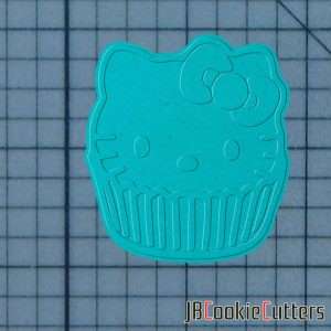 Hello Kitty Cupcake 227-173 Cookie Cutter and Stamp