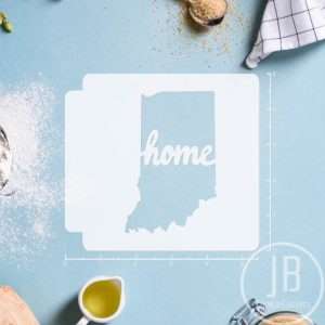 Indiana Home State 783-A396 Stencil