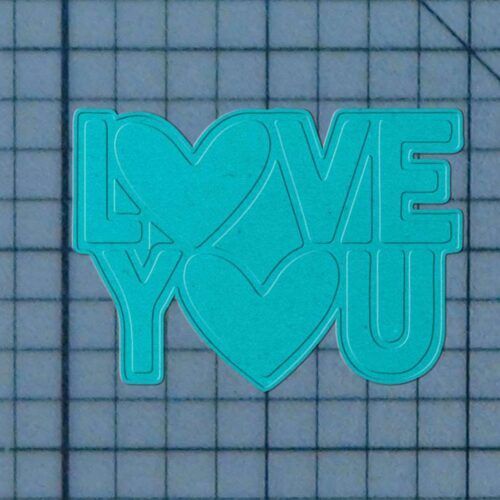 Love You 227-507 Cookie Cutter and Stamp