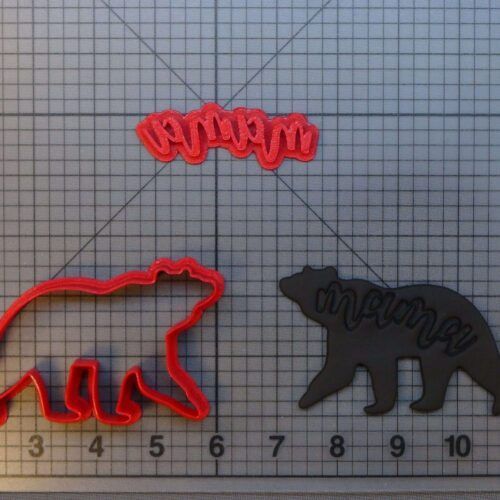 Mama Bear 266-A382 Cookie Cutter and Stamp