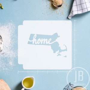 Massachusetts Home State 783-A402 Stencil