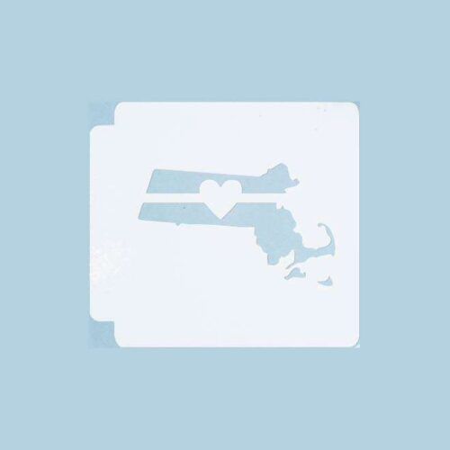 Massachusetts State Love 783-A340 Stencil