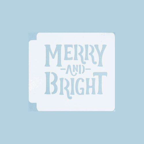 Merry And Bright 783-A296 Stencil
