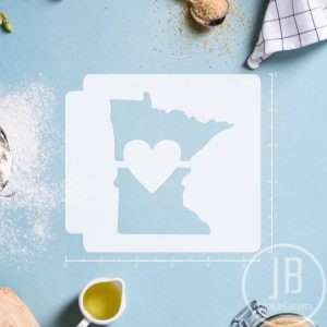 Minnesota State Love 783-A344 Stencil