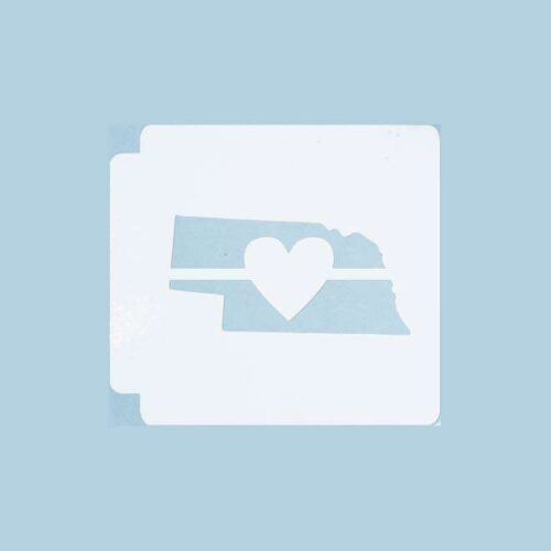 Nebraska State Love 783-A348 Stencil
