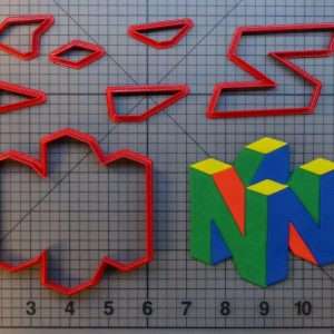 Nintendo 64 Logo 266-A472 Cookie Cutter Se