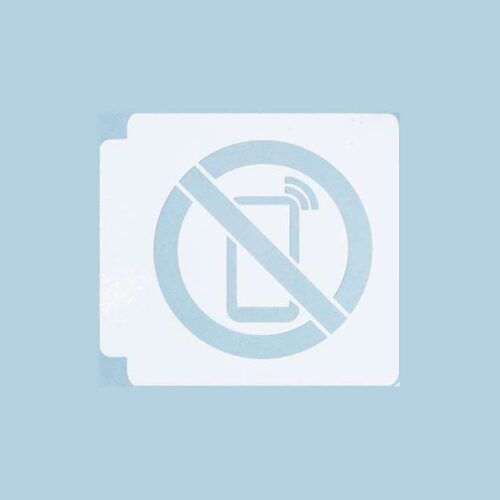 No Phones 783-A190 Stencil