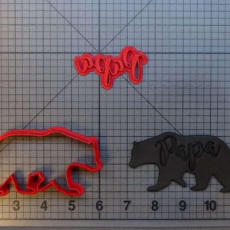 Papa Bear 266-A383 Cookie Cutter and Stamp