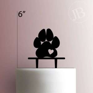 Paw Print 225-509 Cake Topper