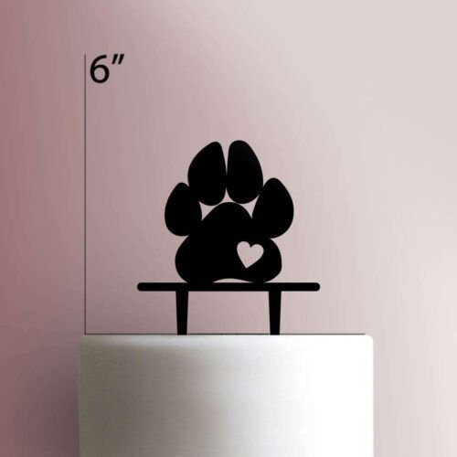 Paw Print 225-509 Cake Topper