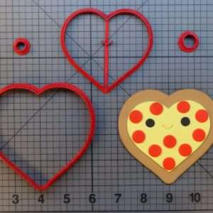 Pizza Heart 266-A365 Cookie Cutter Set