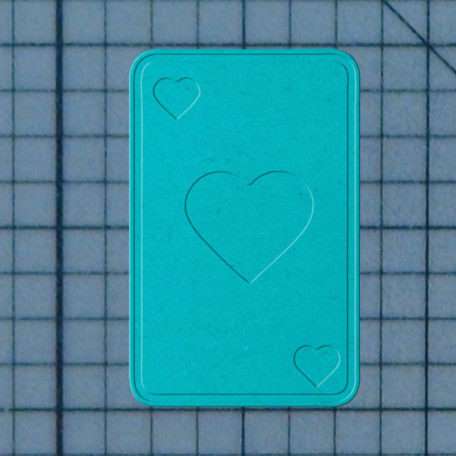 Playing Card - Heart 227-461 Cookie Cutter and Stamp