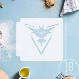 Pokemon Go - Team Instinct 783-978 Stencil