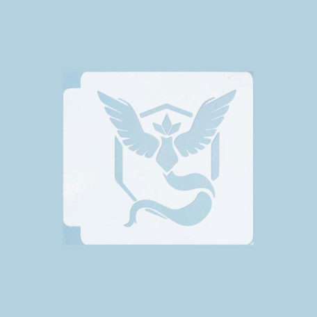 Pokemon Go - Team Mystic 783-977 Stencil