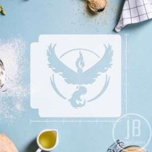 Pokemon Go - Team Valor 783-976 Stencil