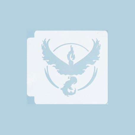 Pokemon Go - Team Valor 783-976 Stencil